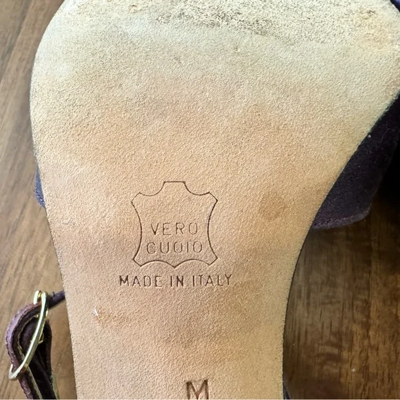 Ungaro Paris Butterfly Purple Sequined Heels - Picture 9 of 12